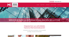 Desktop Screenshot of mercadosexteriores.com